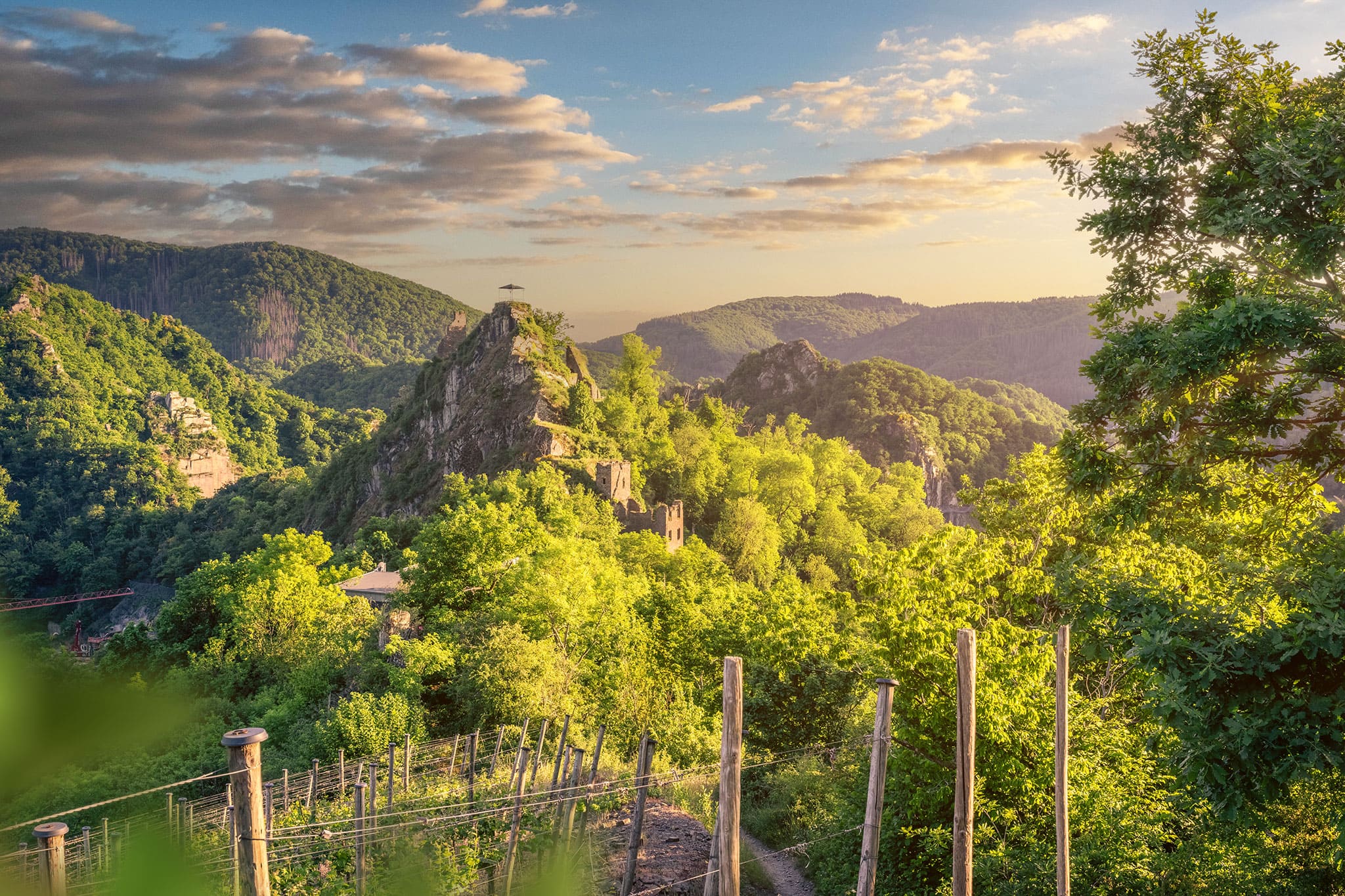 Ruine der Burg Are in Altenahr im Ahrtal – Kai Schneiders